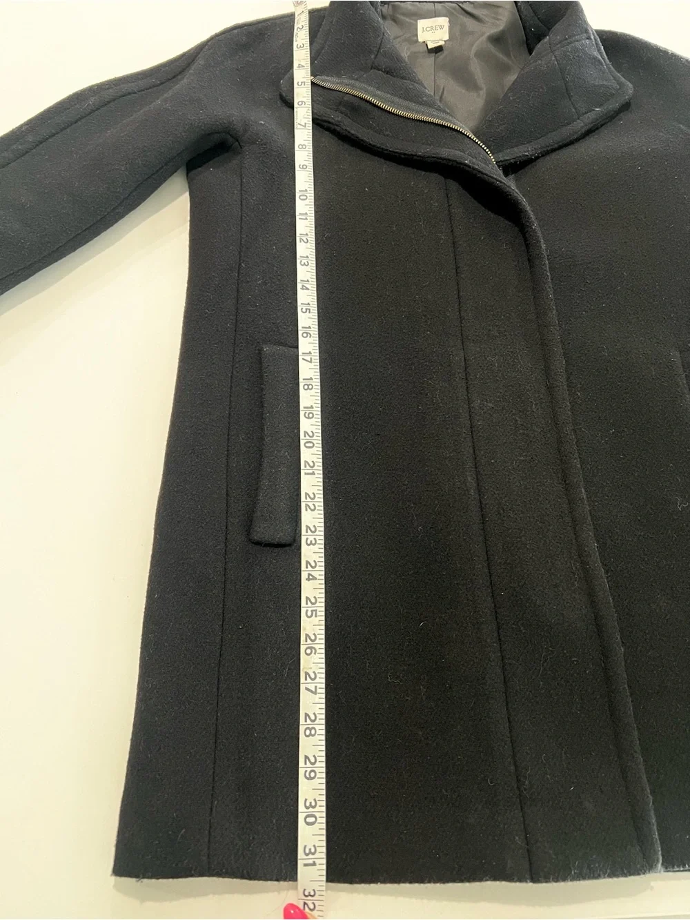 J CREW • Factory City Coat wool blend with an asymmetrical zipper closure. - Picture 11 of 13